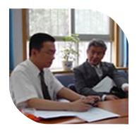 新竹公司總經(jīng)理在建筑材料科學(xué)研究院會見北京航空航天大學(xué)陳汴琨教授。